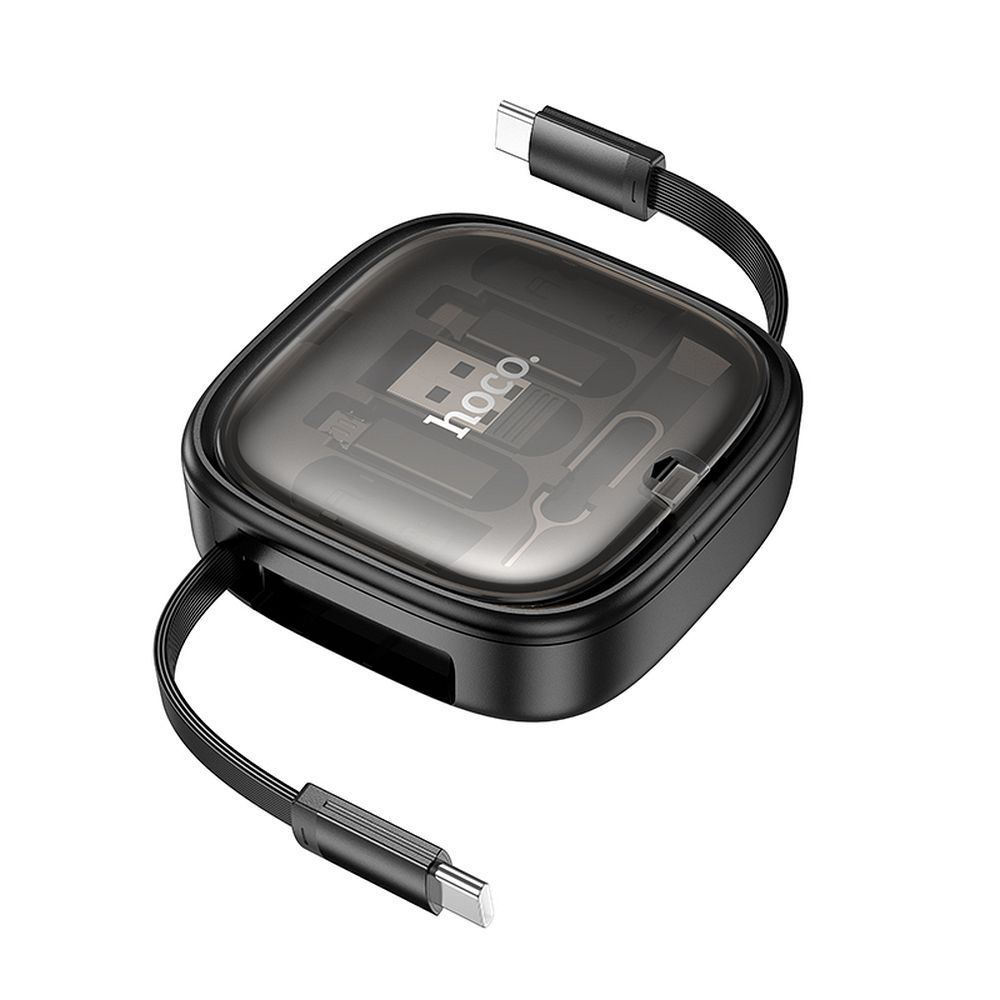 Cablu Date si Incarcare USB-C - USB-C HOCO U140, 60W, 0.95m, Negru