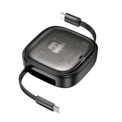 Cablu Date si Incarcare USB-C - USB-C HOCO U140, 60W, 0.95m, Negru