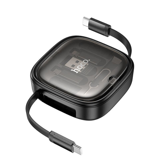 Cablu Date si Incarcare USB-C - USB-C HOCO U140, 60W, 0.95m, Negru