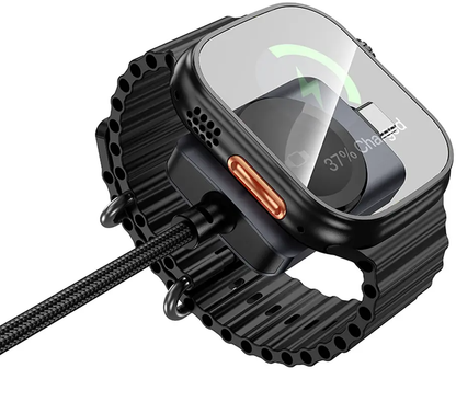 Cablu Incarcare USB-C - USB-C HOCO CW66 2in1, 100W, 1.2m, Negru