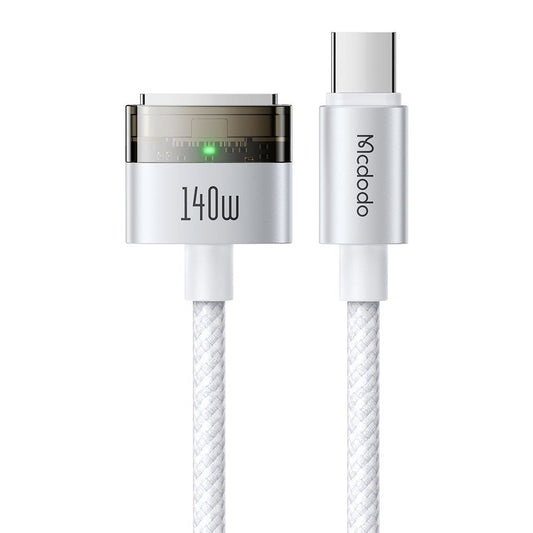 Cablu Incarcare McDodo CA-2071, USB-C - MagSafe 3, 140W, 2m, Alb
