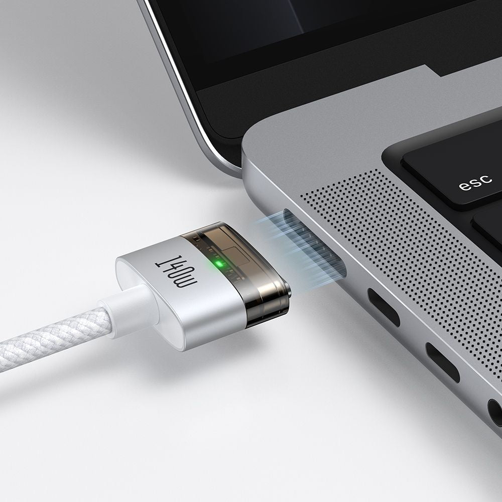 Cablu Incarcare McDodo CA-2071, USB-C - MagSafe 3, 140W, 2m, Alb