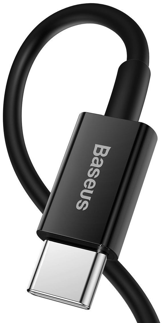 Cablu Date si Incarcare USB-C - Lightning Baseus Superior Series, 20W, 2m, Negru CATLYS-C01