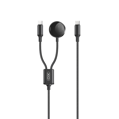 Incarcator Wireless XO Design CX030 pentru Apple Watch Series, USB-C, Negru