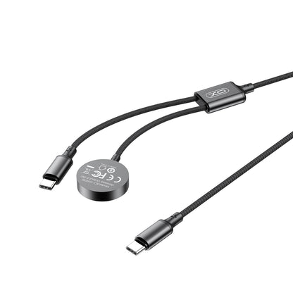 Incarcator Wireless XO Design CX030 pentru Apple Watch Series, USB-C, Negru