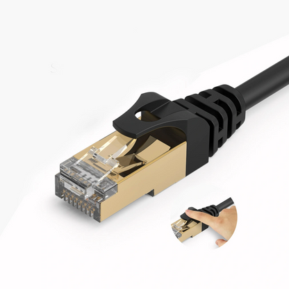 Cablu Retea Orico PUG-C7, UTP, Cat7, 3m, Negru