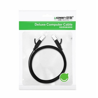 Cablu Retea UGREEN NW101 Flat, UTP, Cat6, 1m, Negru