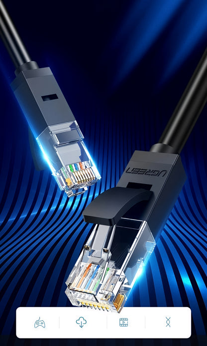 Cablu Retea UGREEN NW102, UTP, Cat6, 15m, Negru