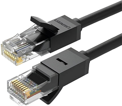 Cablu Retea UGREEN NW102, UTP, Cat6, 15m, Negru