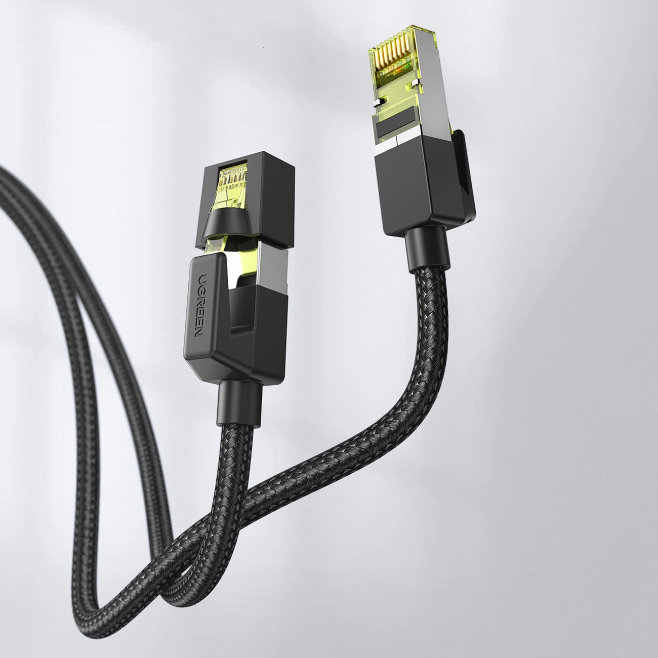 Cablu Retea UGREEN NW150, UTP, Cat7, 2m, Negru