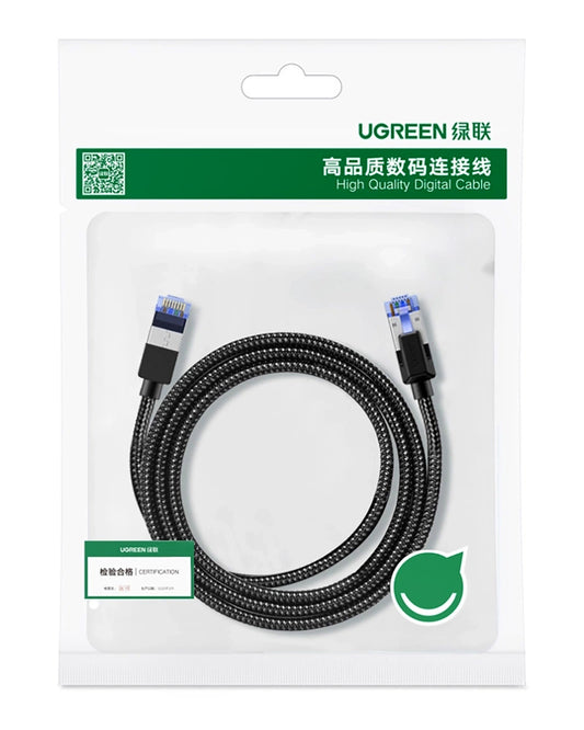 Cablu Retea UGREEN NW153, UTP, Cat8, 1m, Negru