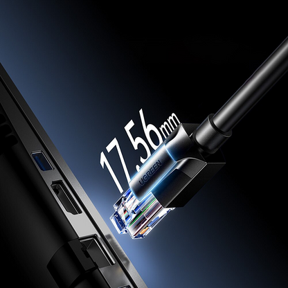 Cablu Retea UGREEN NW316, UTP, Cat6, 8m, Negru