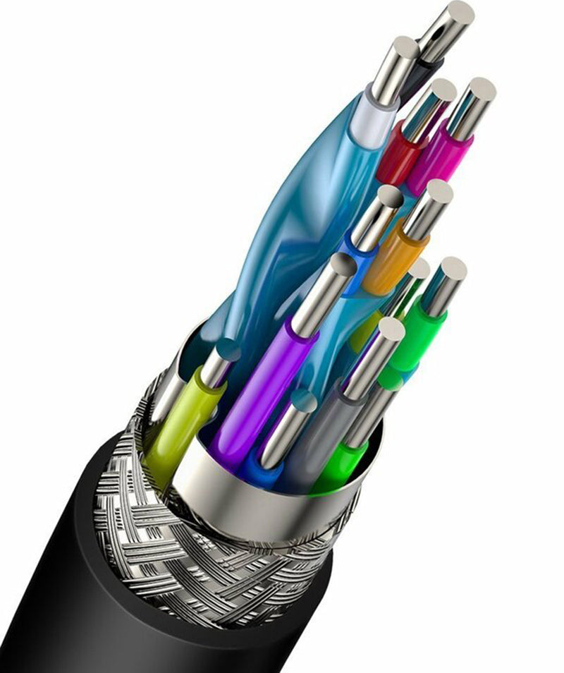 Cablu Video Baseus Cafule, HDMI - HDMI, 4K, 5m, Negru CADKLF-H01