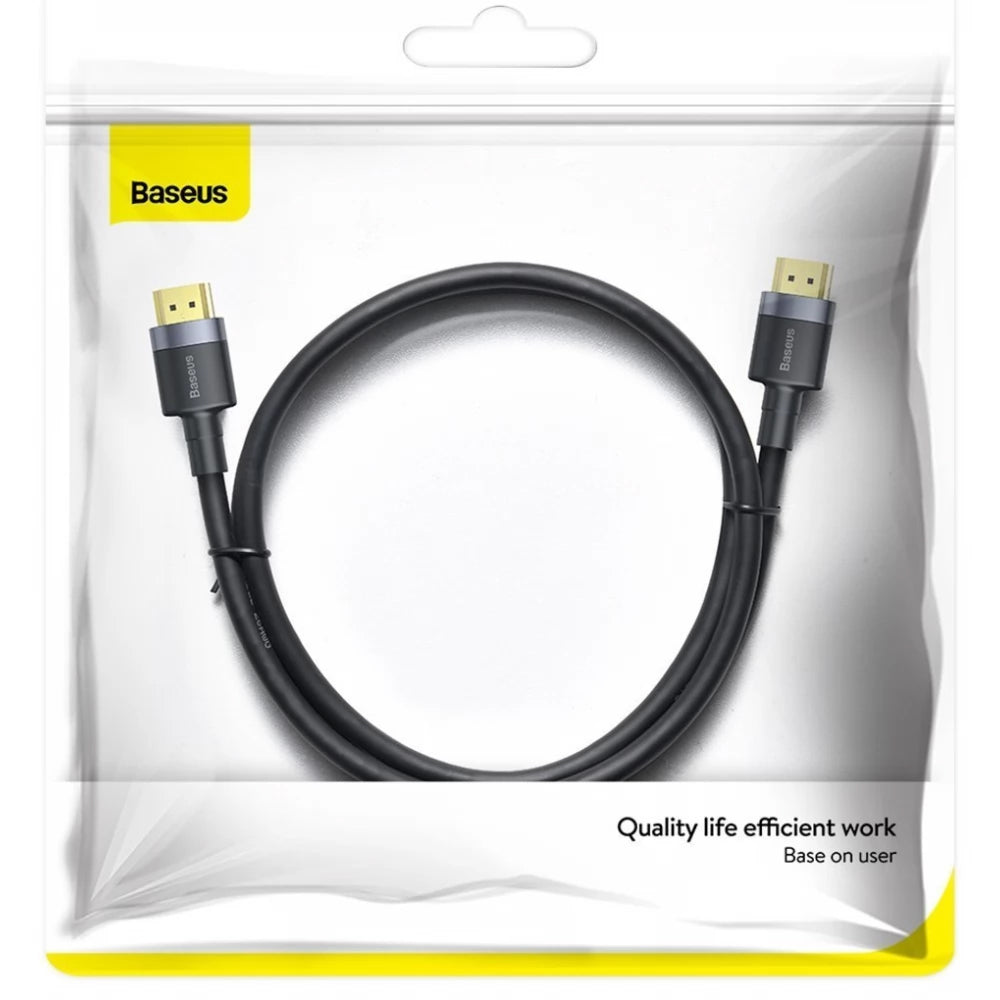 Cablu Video Baseus Cafule, HDMI - HDMI, 4K, 2m, Negru CADKLF-F01