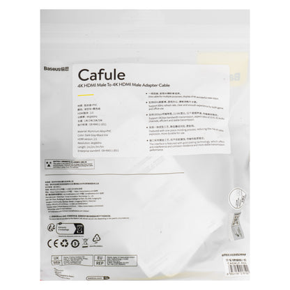 Cablu Video Baseus Cafule, HDMI - HDMI, 4K, 2m, Negru CADKLF-F01