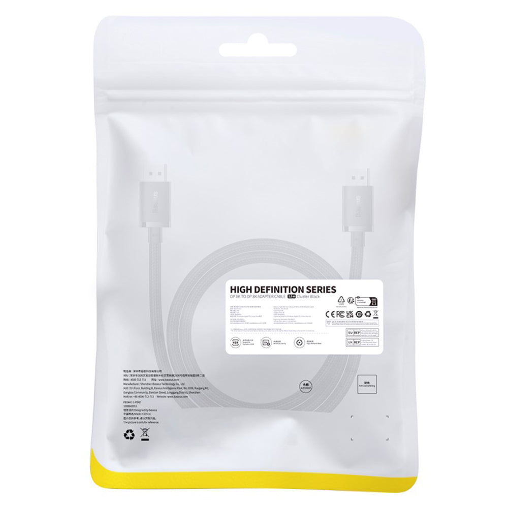 Cablu Video Baseus High Definition Series, HDMI - HDMI, 8K, 1.5m, Negru B00633706111-01