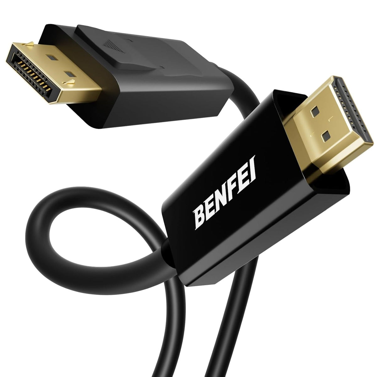 Cablu Video Benfei, DisplayPort - HDMI, 4K, 1.8m, Negru