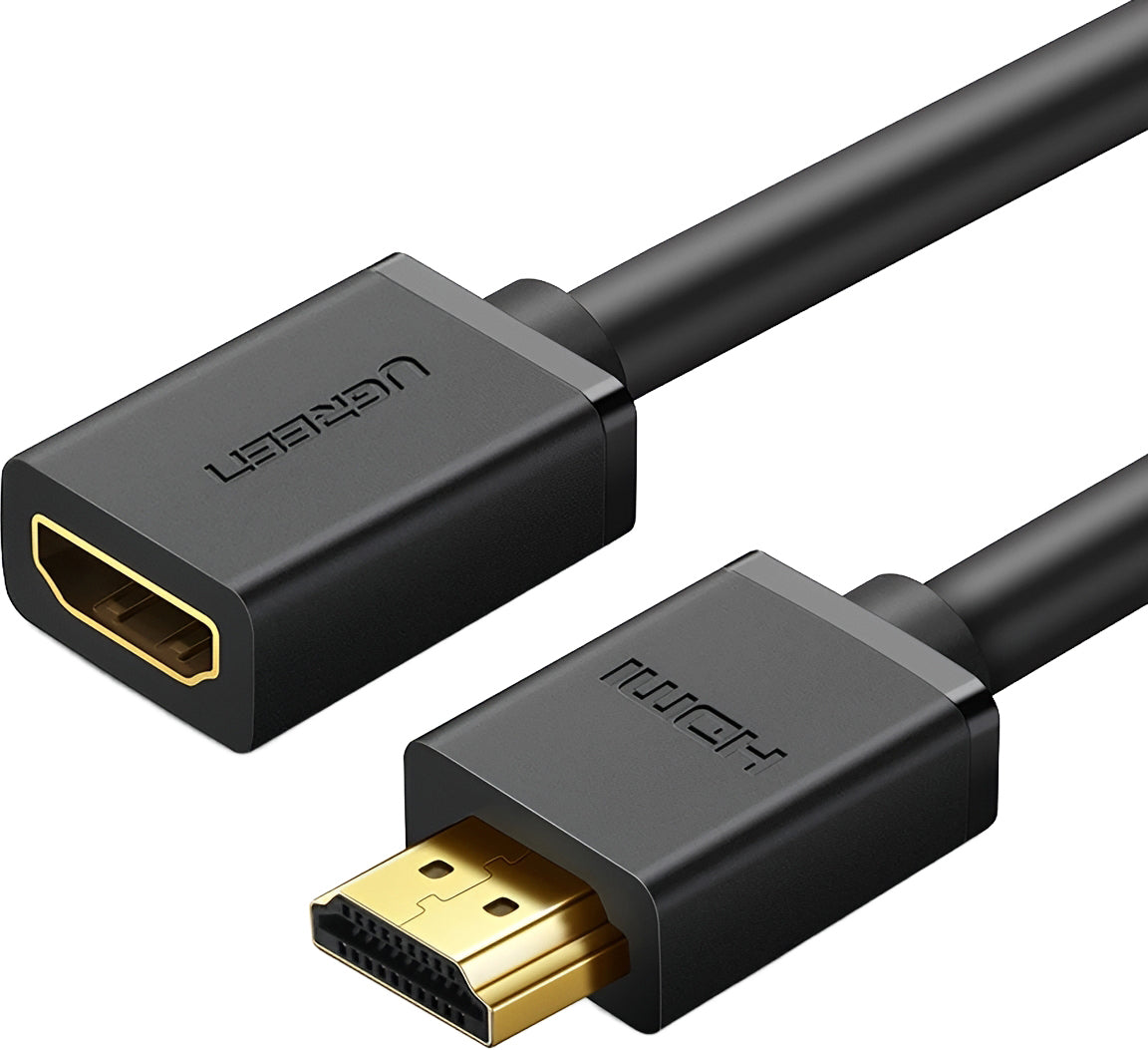 Cablu Video Prelungitor UGREEN HD107, HDMI - HDMI, 4K, 3m, Negru
