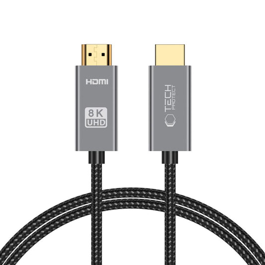 Cablu Video Tech-Protect Ultraboost, HDMI - HDMI, 8K, 1m, Negru