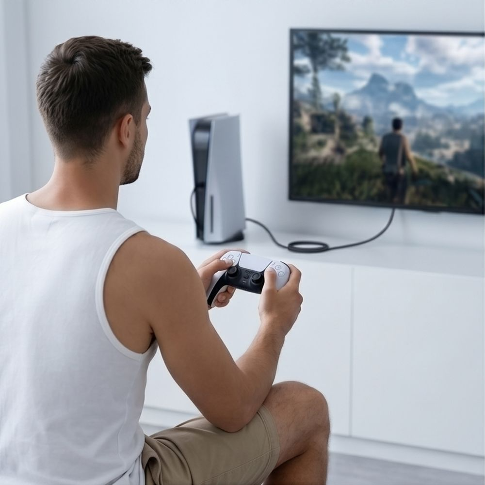 Cablu Video Tech-Protect Ultraboost 2, HDMI - HDMI, 8K, 1m, Negru