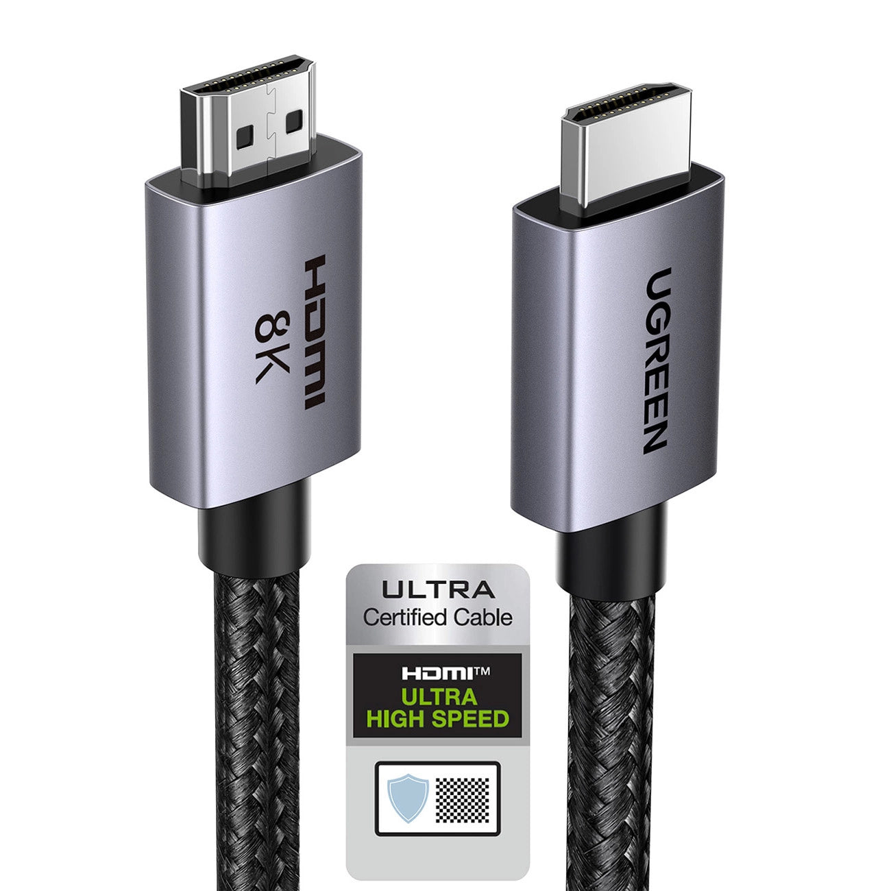 Cablu Video UGREEN HD171, HDMI - HDMI, 8K, 3m, Negru