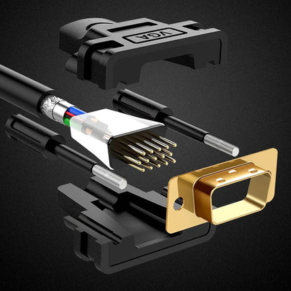 Cablu Video UGREEN VG101 (11633), VGA - VGA, 10m, Negru