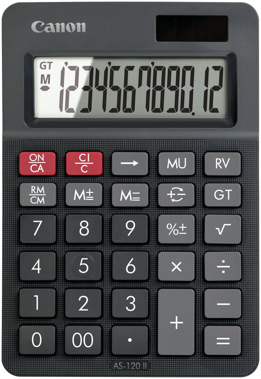 Calculator Birou Canon AS-120 II, Negru CANAS120IIDBL