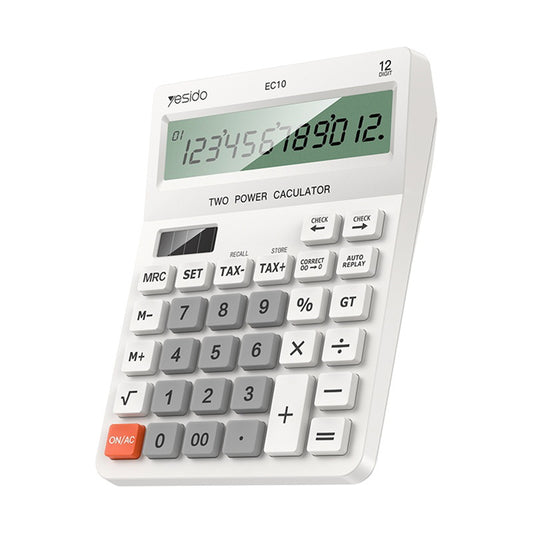 Calculator Birou Yesido EC10, Alb