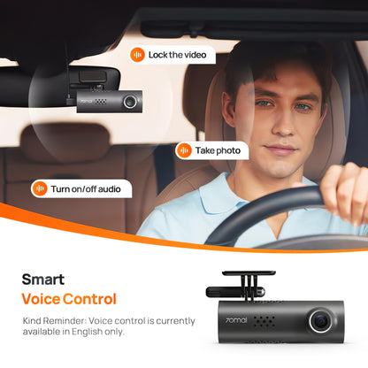 Camera Auto 70mai Dash Cam 3 M200, 1080P, Wi-Fi