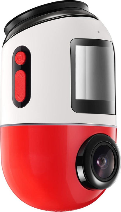 Camera Auto 70mai Dash Cam Omni 360 X200, 1080P, 64Gb, Wi-Fi, GPS, AI, Control Vocal, Afisaj 1.2inch, Rosie X200-64-RED