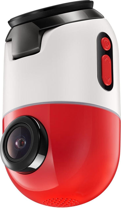 Camera Auto 70mai Dash Cam Omni 360 X200, 1080P, 64Gb, Wi-Fi, GPS, AI, Control Vocal, Afisaj 1.2inch, Rosie X200-64-RED