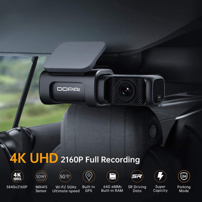 Camera Auto DDPAI Mini5, 4K, Wi-Fi