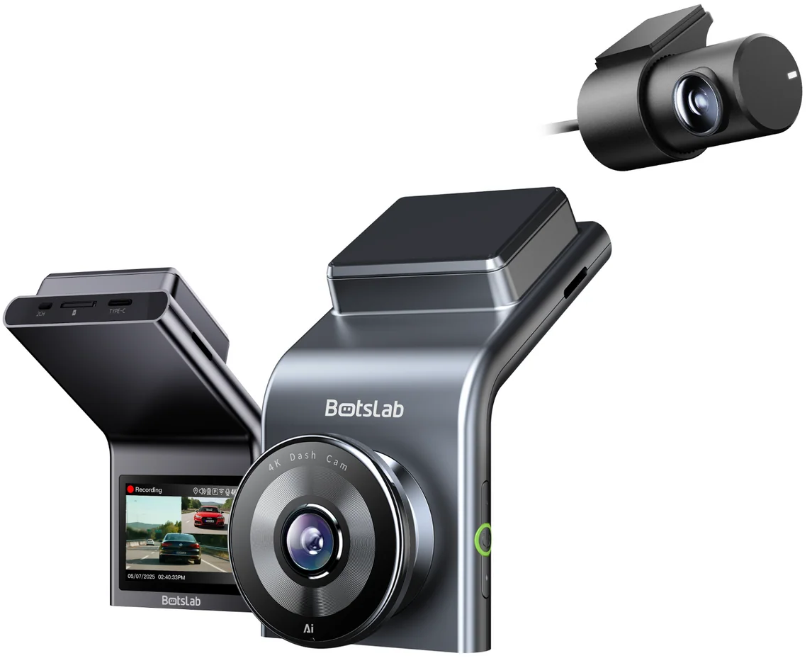 Camera Auto Fata Spate Botslab G300H Plus, 4K, Wi-Fi, GPS, Afisaj 2.4inch