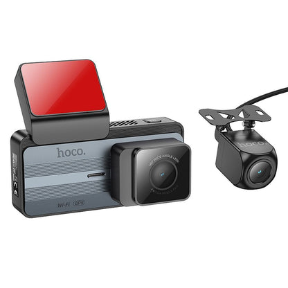Camera Auto Fata Spate HOCO DV12, 2K, Wi-Fi, GPS, Afisaj 3.69inch