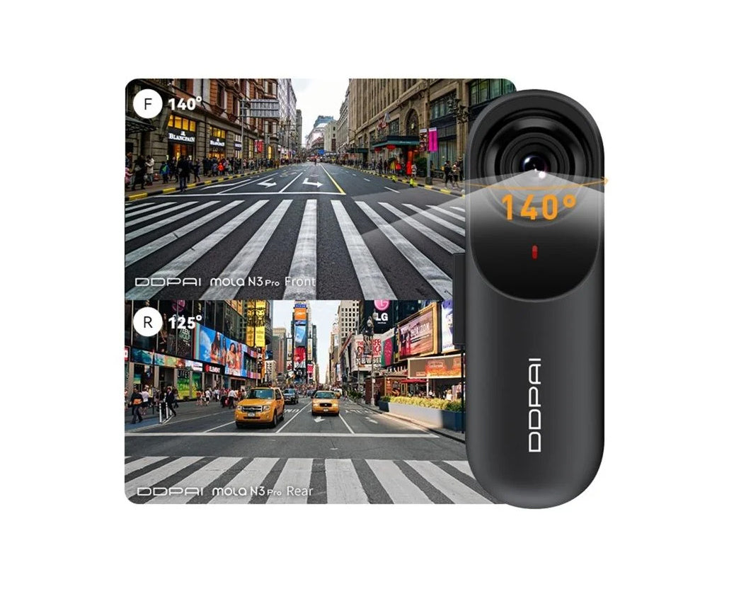 Camera Auto Fata Spate DDPAI mola N3 Pro, 1600P, Wi-Fi