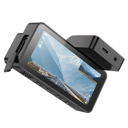 Camera Auto Fata Spate HOCO DV12, 2K, Wi-Fi, GPS, Afisaj 3.69inch