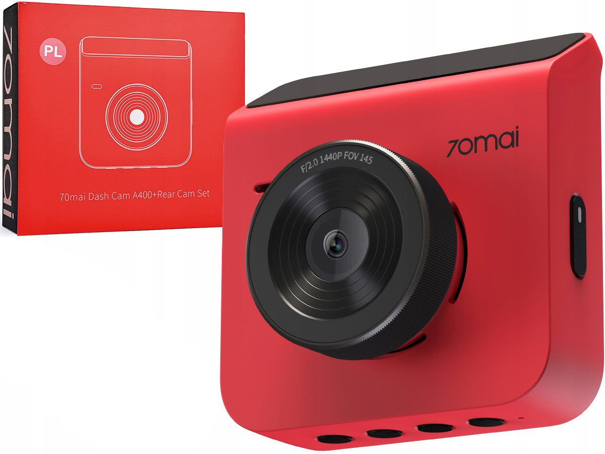 Camera Auto 70mai Dash Cam A400, 2K, Wi-Fi, Afisaj 2inch, Rosie