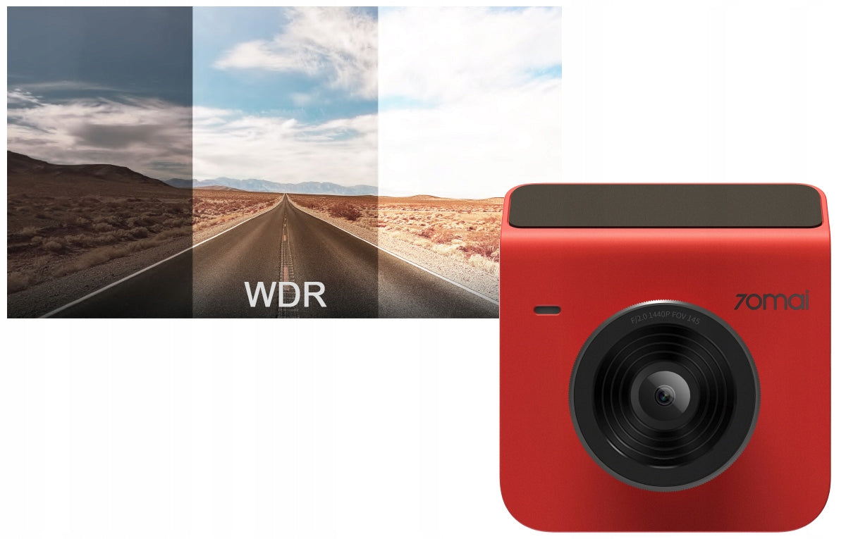 Camera Auto 70mai Dash Cam A400, 2K, Wi-Fi, Afisaj 2inch, Rosie