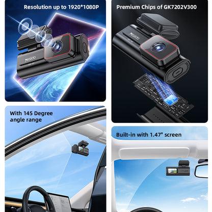 Camera Auto Yesido KM21, 1080P, Wi-Fi, Afisaj 1.47inch