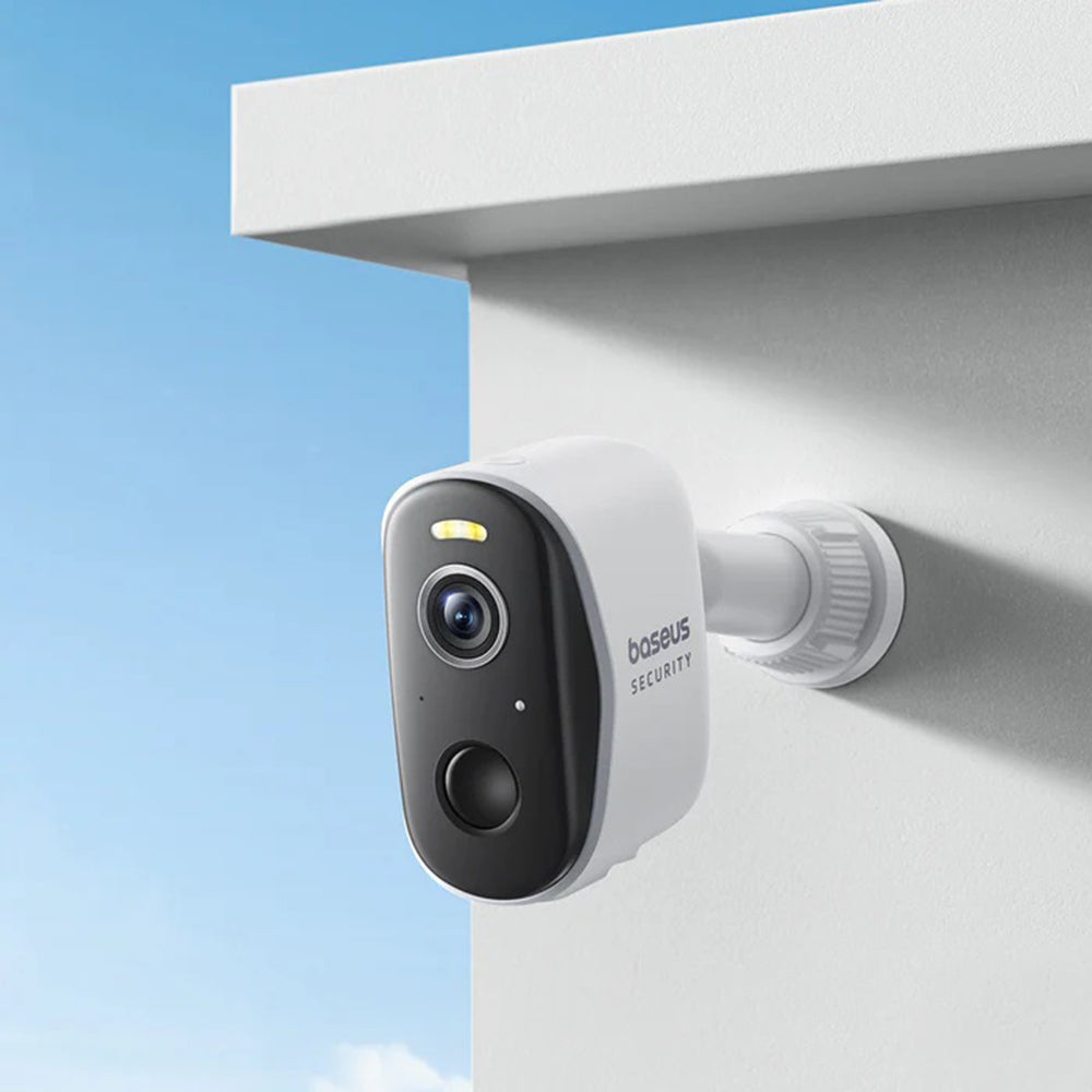 Camera de Supraveghere Baseus N1, Wi-Fi, 2K, IP67, Exterior, Set 2 bucati A00061900113-01
