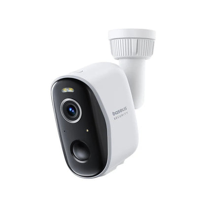 Camera de Supraveghere Baseus N1, Wi-Fi, 2K, IP67, Exterior, Set 4 bucati, Alba ACSLH-01