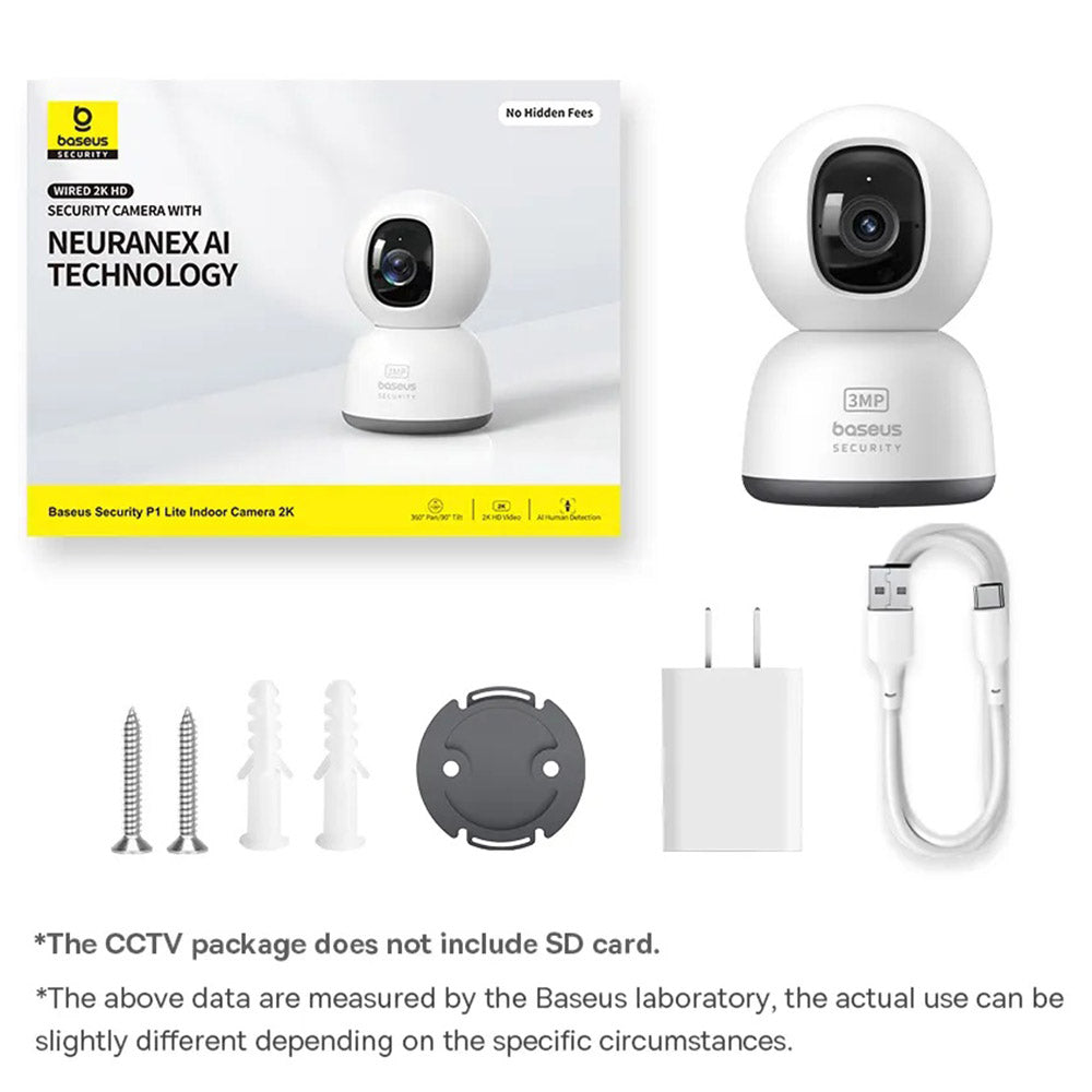 Camera de Supraveghere Baseus P1 Lite, Wi-Fi, 2K, Interior S0TV002132