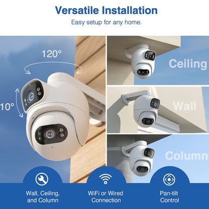 Kamera do monitoringu iMILAB iMILAB EC6 Dual, Wi-Fi, 2K, IP66, zewnętrzna CMSXJ68A 