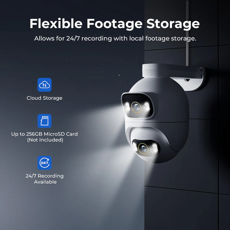 Camera de Supraveghere iMILAB EC6 Dual, Wi-Fi, 3K, IP66, Exterior CMSXJ68A