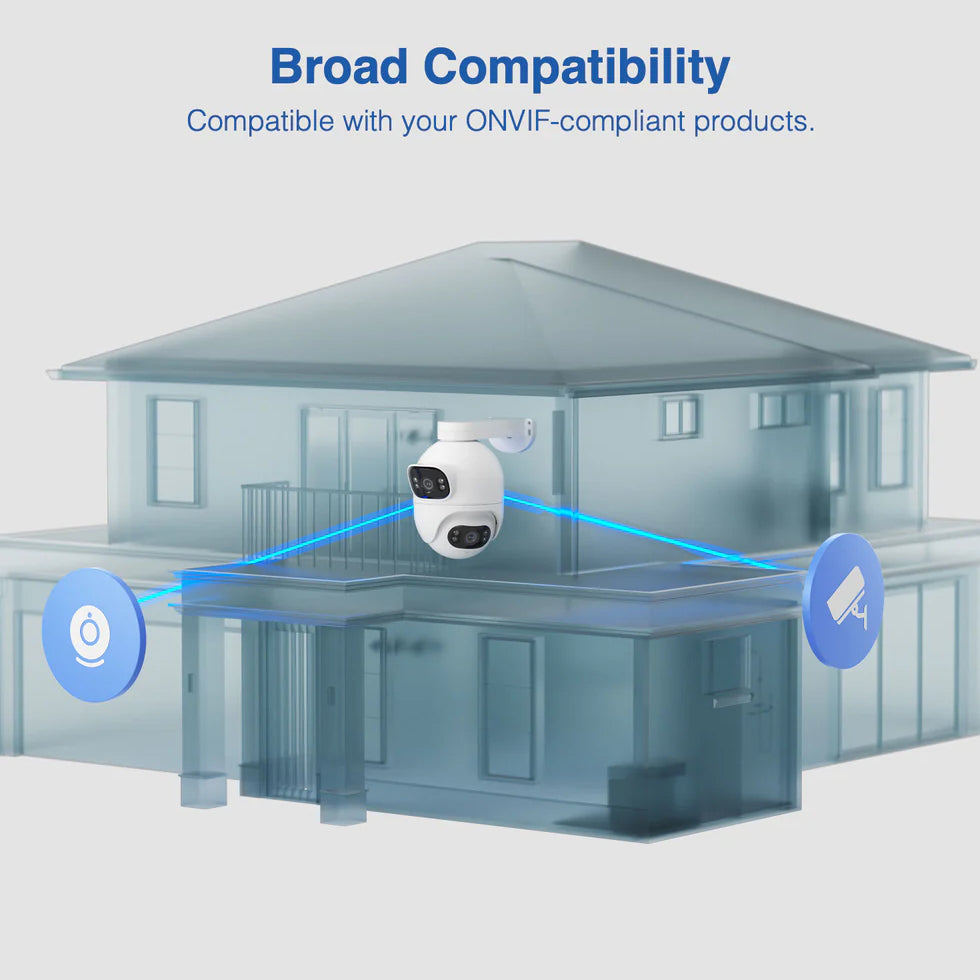 Kamera do monitoringu iMILAB iMILAB EC6 Dual, Wi-Fi, 2K, IP66, zewnętrzna CMSXJ68A 