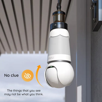 Camera de Supraveghere Imou Bulb, Wi-Fi, 2K, Interior, Alba IPC-S6DP-5M0WEB-E27