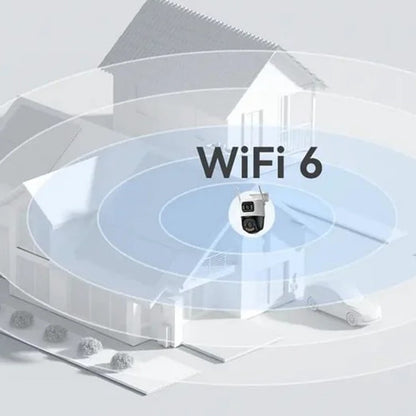 Camera de Supraveghere Imou Cruiser Dual 2 Pro, Wi-Fi, 2.5K + 2.5K, IP65, Exterior, Alba IPC-S7XFP-8U0WED