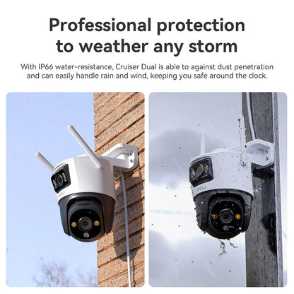 Camera de Supraveghere Imou Cruiser Dual, Wi-Fi, 2.8K + 2K, IP66, Exterior IPC-S7XP-8M0WED-0360B