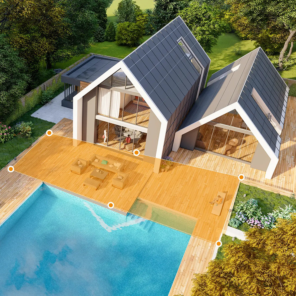 Camera de Supraveghere Imou Cruiser Triple, Wi-Fi, 3K + 2K, IP65, Exterior, Alba IPC-S7UP-11M0WED