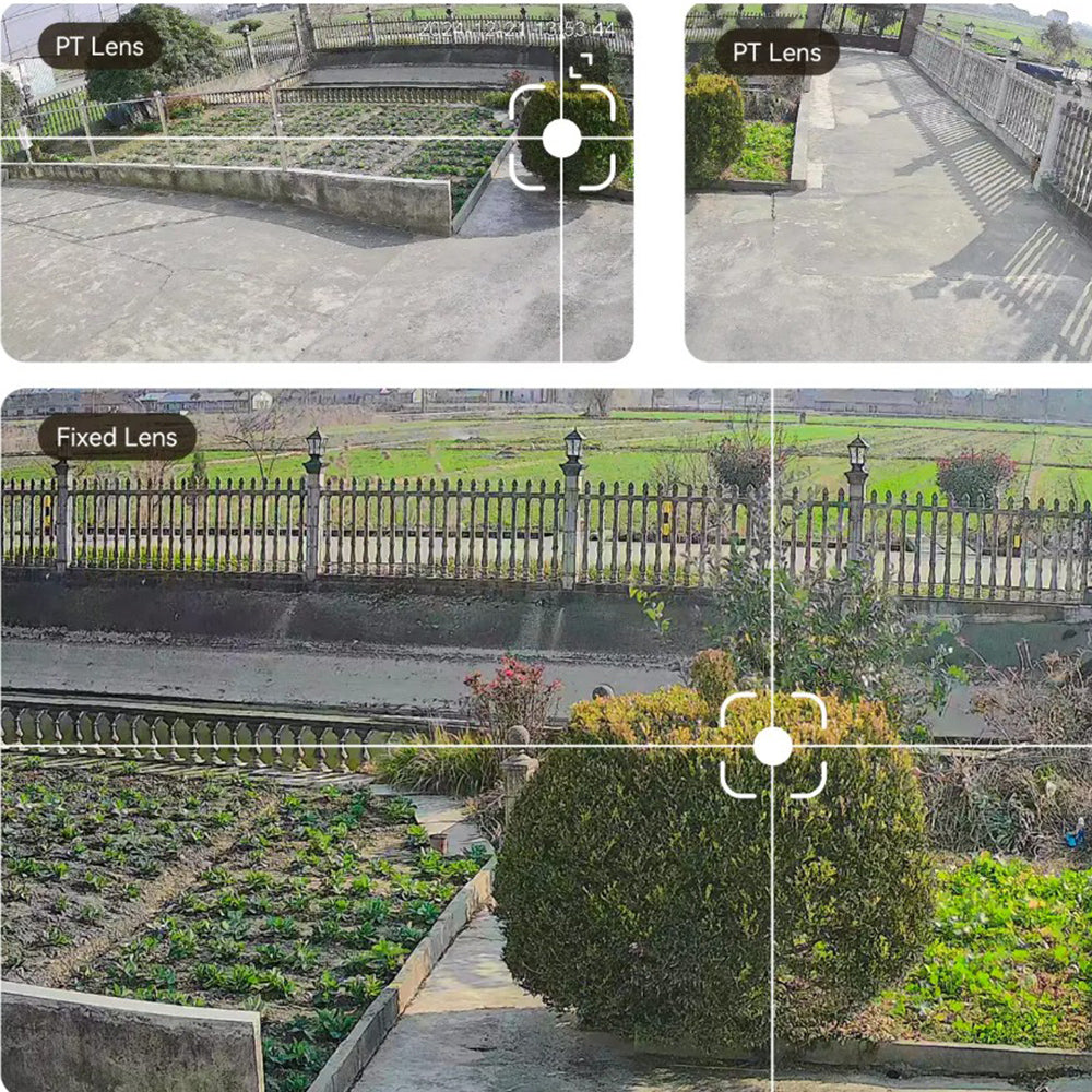 Camera de Supraveghere Imou Cruiser Triple, Wi-Fi, 3K + 2K, IP65, Exterior, Alba IPC-S7UP-11M0WED